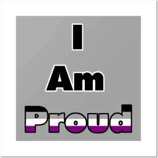 I am Proud (asexual) Posters and Art